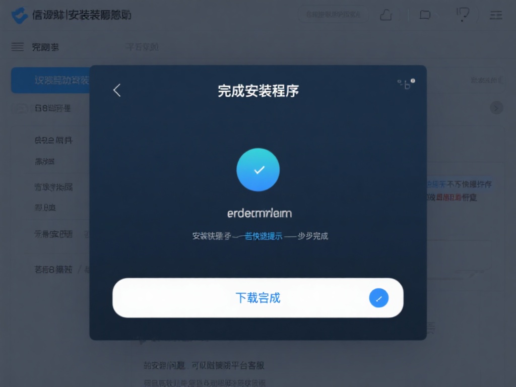 完成安装程序
在下载完成后，只需点击安装程序，按