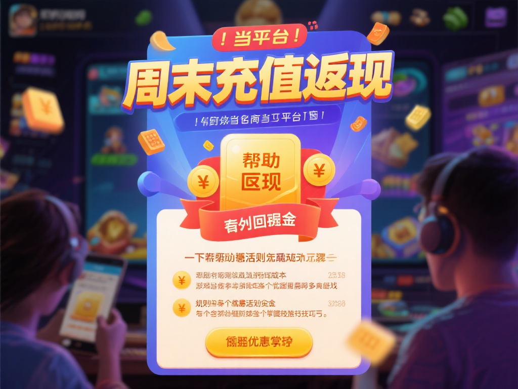 举例来说，当平台推出“周末充值返现”活动时，玩家可